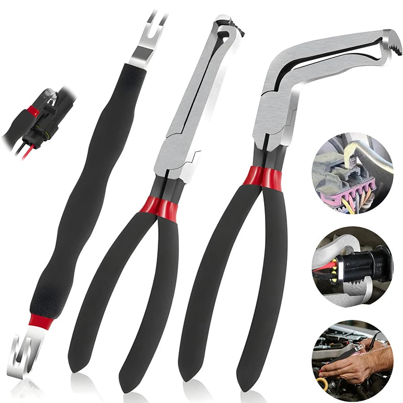 Electrical Disconnect Pliers Set – Automotive Fuel Line, AC Line & Oil Line Removal Tool Kit USA