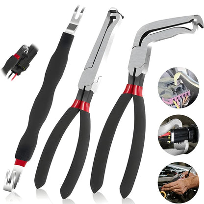 Electrical Disconnect Pliers Set – Automotive Fuel Line, AC Line & Oil Line Removal Tool Kit USA
