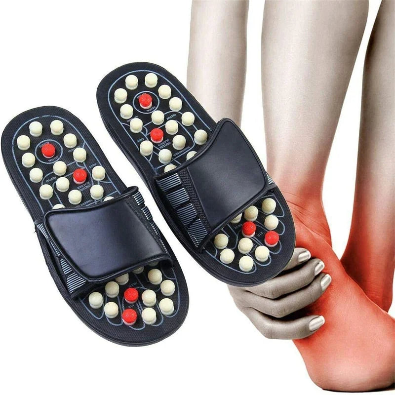 Acupressure Slippers for Pain Relief – Reflexology Massage Sandals for Men & Women Health