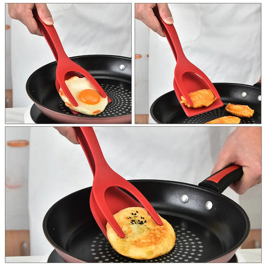 2 In 1 Spatula Tongs for Eggs - Perfectly designed for the passionate cook