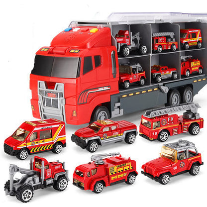 Alloy large container truck toy car boy toy