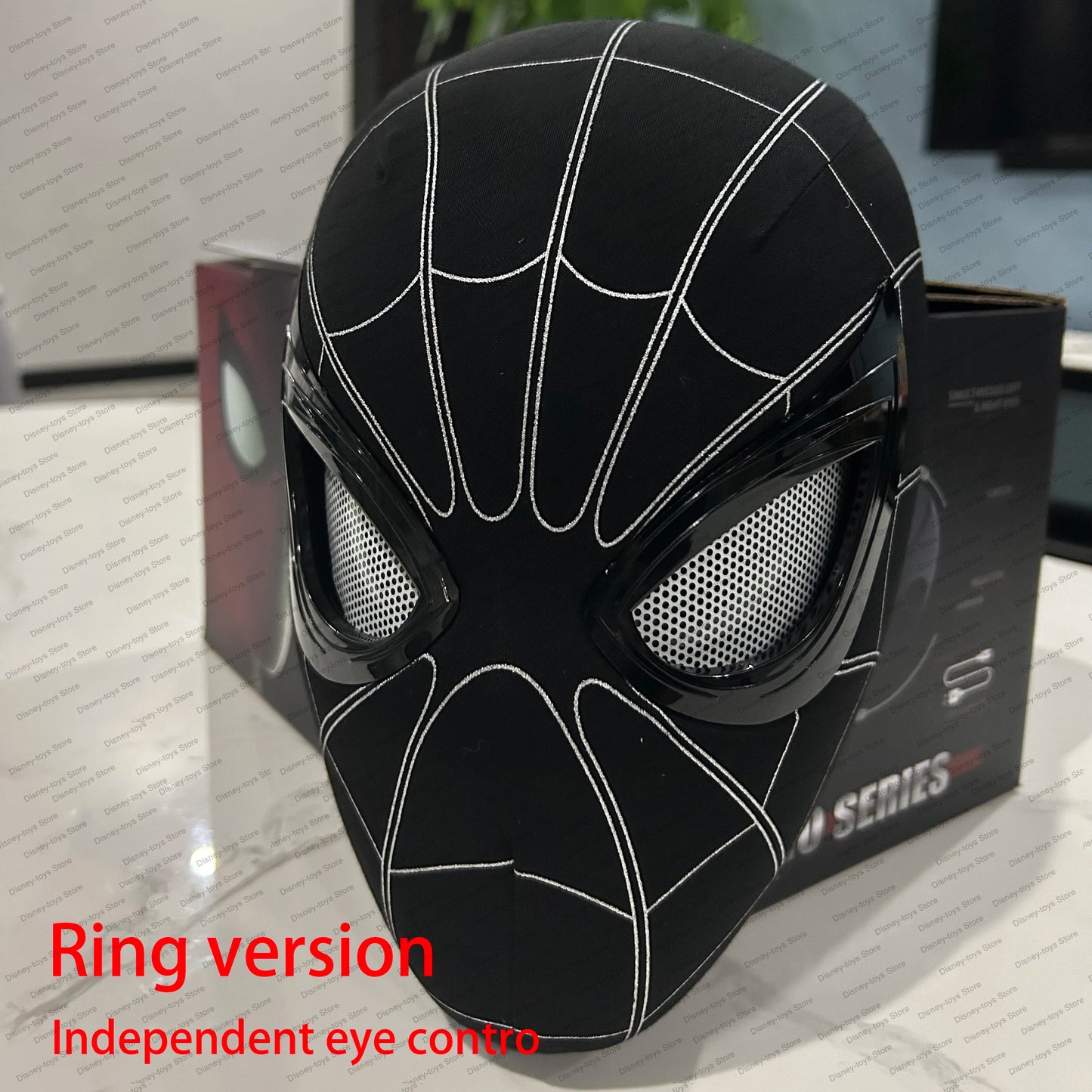 New Spider man Mask - Rechargeable Remote Eyes Movable Mask