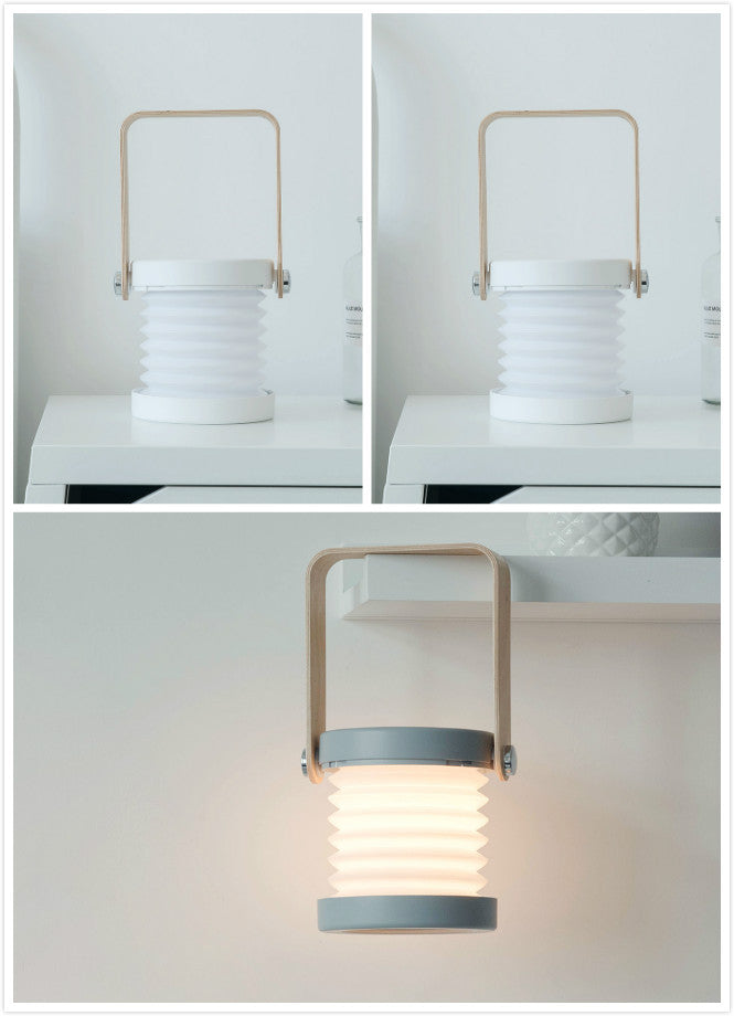Foldable Touch Dimmable LED Night Light – USB Rechargeable Portable Lamp for Reading & Home Decor