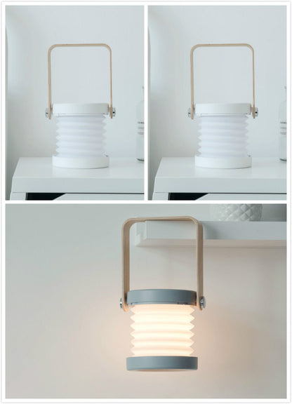 Foldable Touch Dimmable LED Night Light – USB Rechargeable Portable Lamp for Reading & Home Decor
