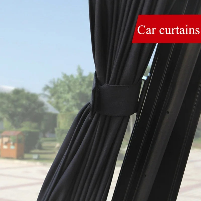 Car Window Curtain Blinds – UV Sun Shade, Privacy Screen, Retractable & Universal Fit for All Vehicles