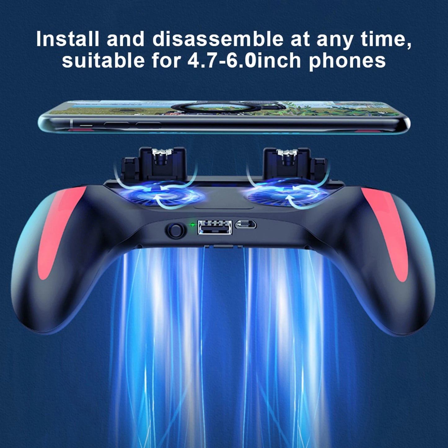 H10 Gamepad for Phones – Wireless Mobile Gaming Controller with Joystick for Android & iOS