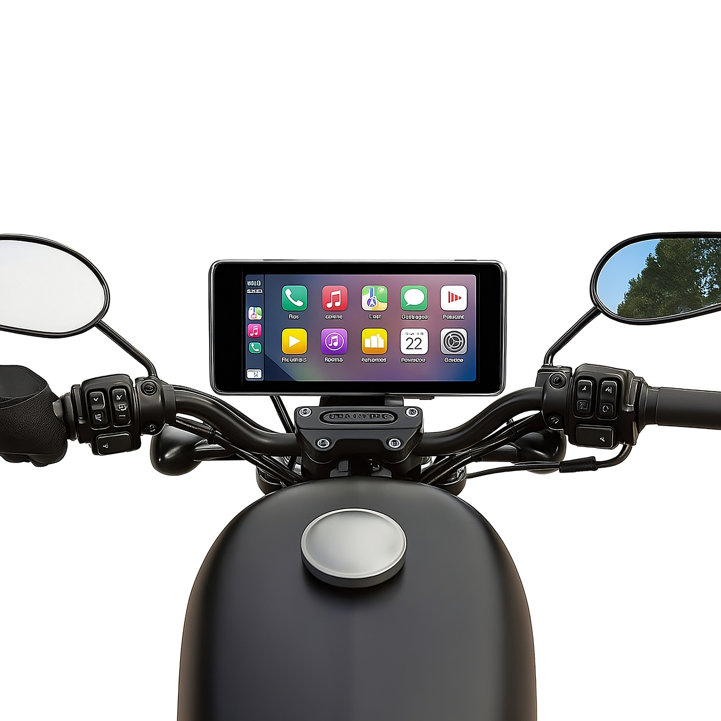 7-Inch Motorcycle TFT LCD Display Screen – Digital Speedometer Dashboard with GPS, Bluetooth & Waterproof Design