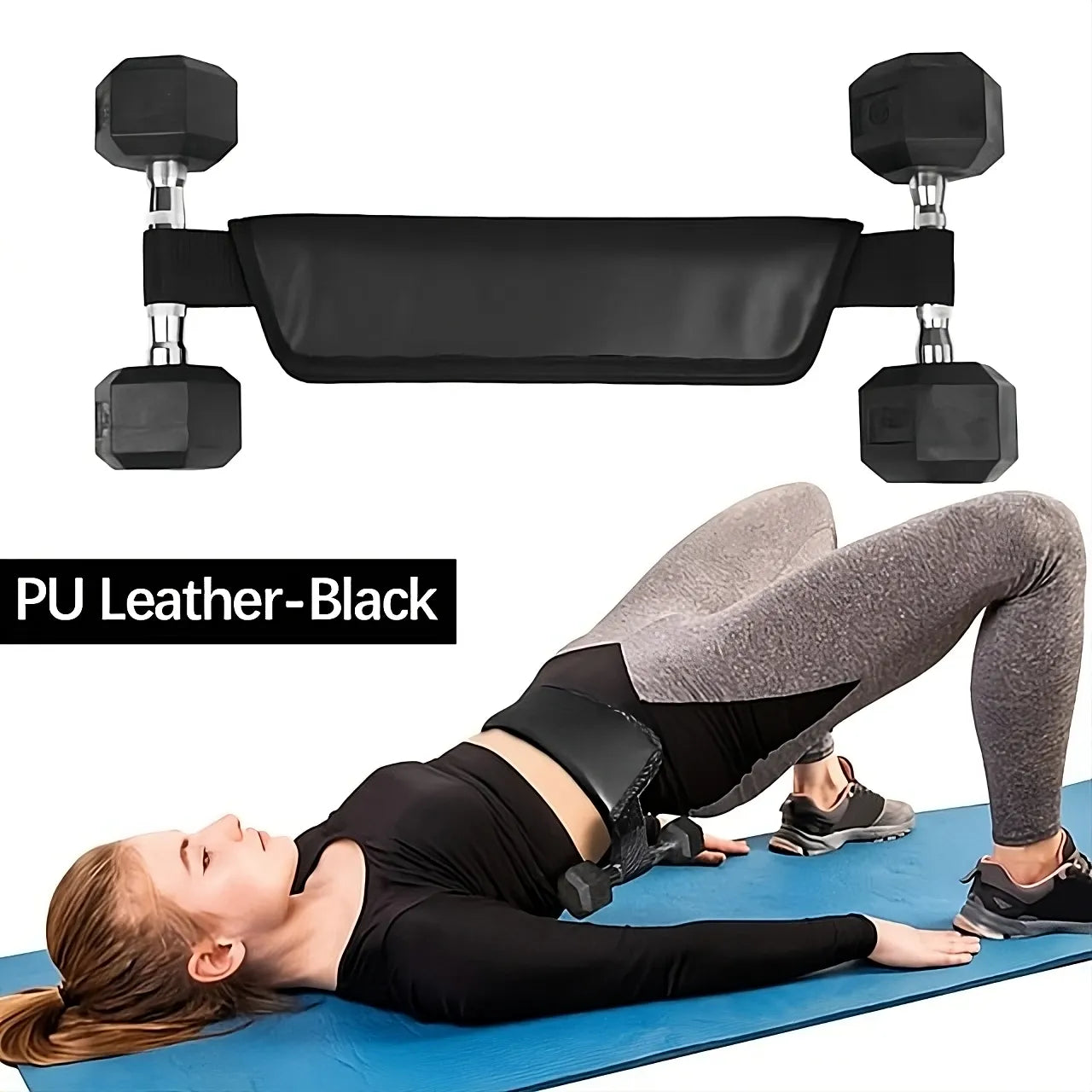 Hip Thrust Belt Glute Bridge Pad for Enhanced Workout Comfort & Support – Fitness Gym Equipment
