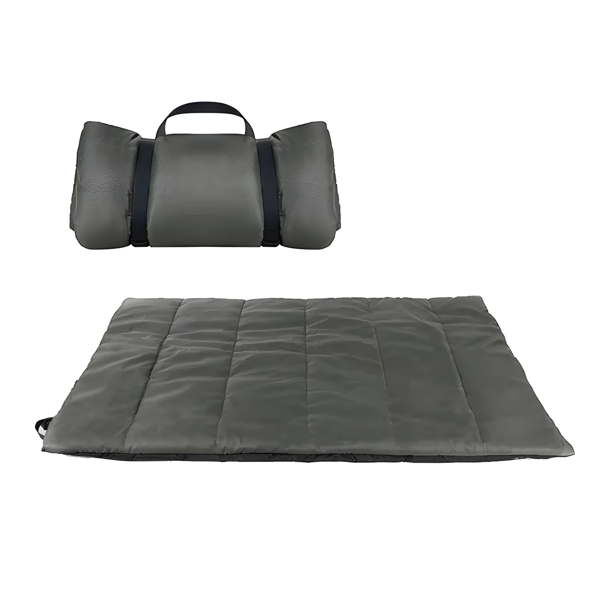 Roll Up Dog Travel Bed, Padded 90x60cm Mat for Car Boot and Camping