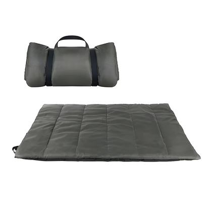 Roll Up Dog Travel Bed, Padded 90x60cm Mat for Car Boot and Camping
