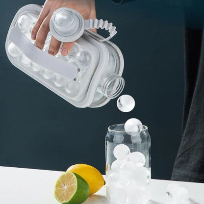 Ice Ball Maker Bottle – Reusable Silicone Ice Sphere Mold for Cold Drinks, Whiskey & Cocktails