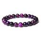 Semi-precious Stone Blue Tiger Stone Handmade Jewelry Couple Bracelet