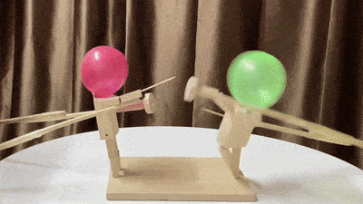 Balloon Fencing Game for Kids – Fun Party Game Toy Set for Birthday, Indoor & Outdoor Play