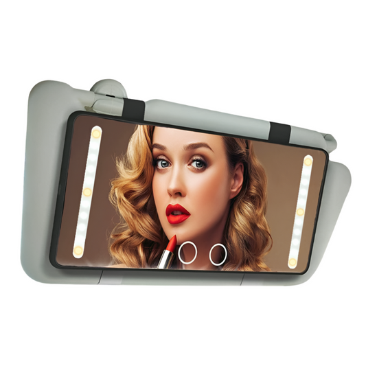 The Best LED Car Makeup Mirror for Flawless Beauty on-the-Go, Car vanity mirror with lights