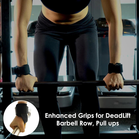 Power Grip Lifting Straps – Weightlifting & Strength Training Wrist Support for Deadlifts, Pull-ups, Gym Workouts