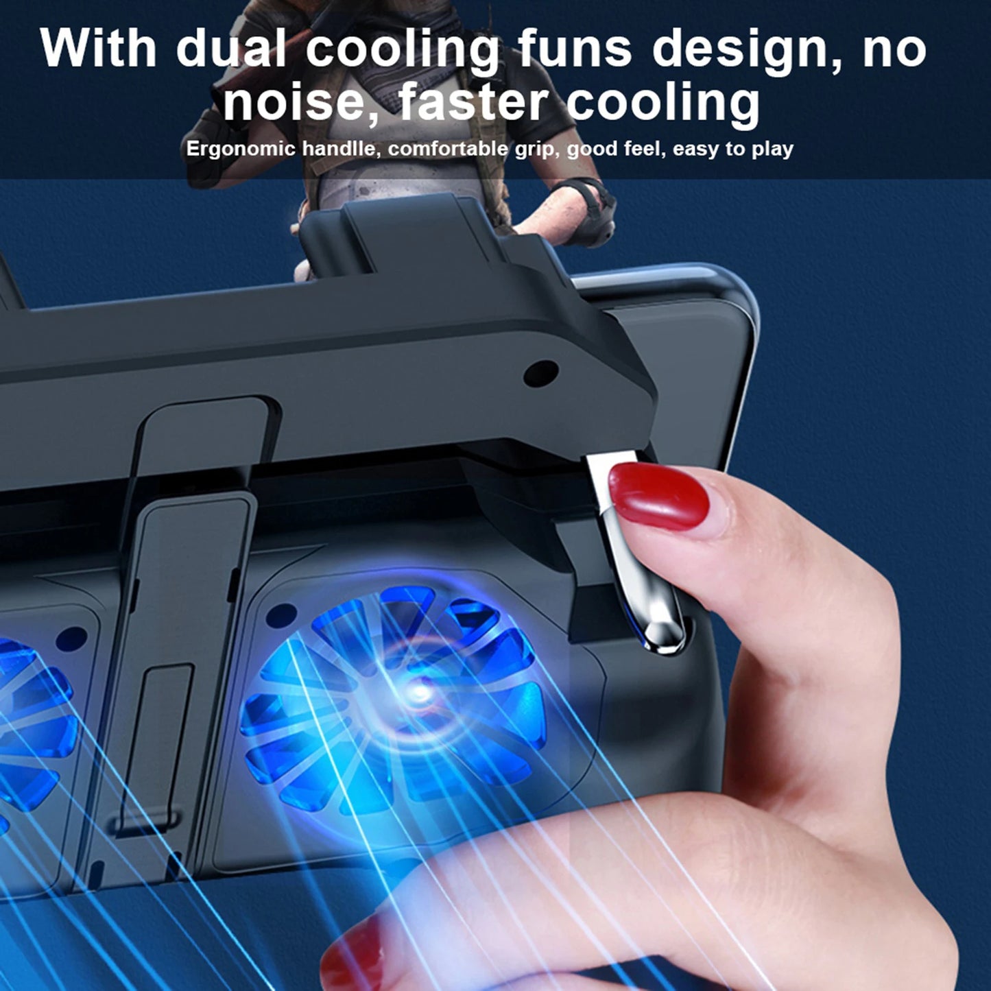 H10 Gamepad for Phones – Wireless Mobile Gaming Controller with Joystick for Android & iOS
