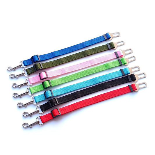 Pet Car Seat Belt for Dogs & Cats, Adjustable Safety Harness, Travel Seatbelt, Durable & Secure