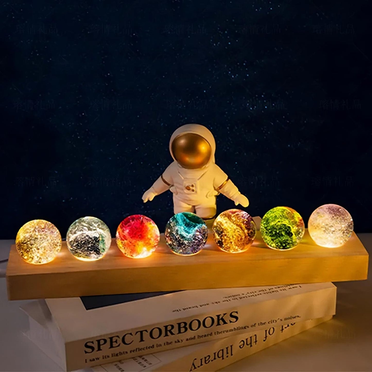 7-Color Glass Crystal Balls for Home Décor, Chakra Healing, Feng Shui & Meditation Decor