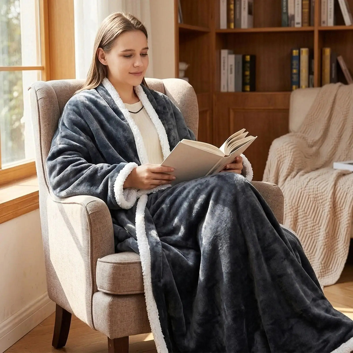 Wearable Electric Heated Blanket