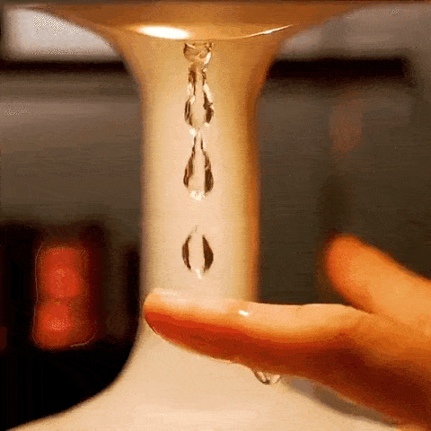 Anti Gravity Water Drop Humidifier – LED Cool Mist Maker for Home Office with Floating Water Effect