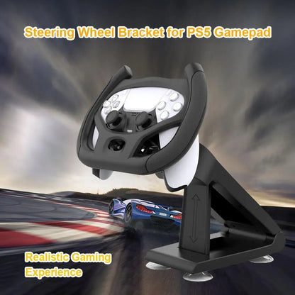 Professional Gaming Steering Wheel for PS5, PS4 & PC – Realistic Force Feedback, Pedals & Vibration for Racing Simulation