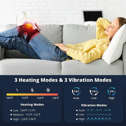 Electric Knee Therapy Device – Heated Vibration Wrap for Pain Relief, Arthritis & Joint Support