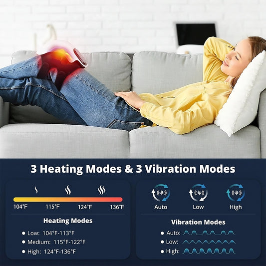 Electric Knee Therapy Device – Heated Vibration Wrap for Pain Relief, Arthritis & Joint Support