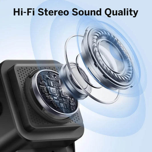 5 in 1 Bluetooth Speaker Stand with Wireless Charger and RGB Light