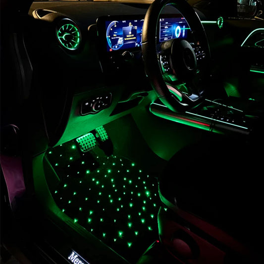 Starlight Car Mats - Universal Fit, Waterproof, Anti-Slip, Luxury Diamond Design for All Vehicles