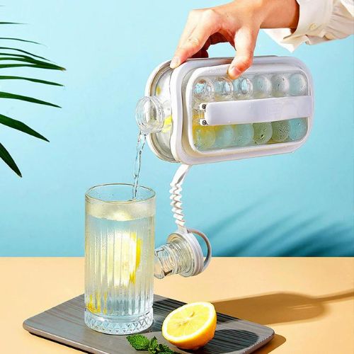Ice Ball Maker Bottle – Reusable Silicone Ice Sphere Mold for Cold Drinks, Whiskey & Cocktails