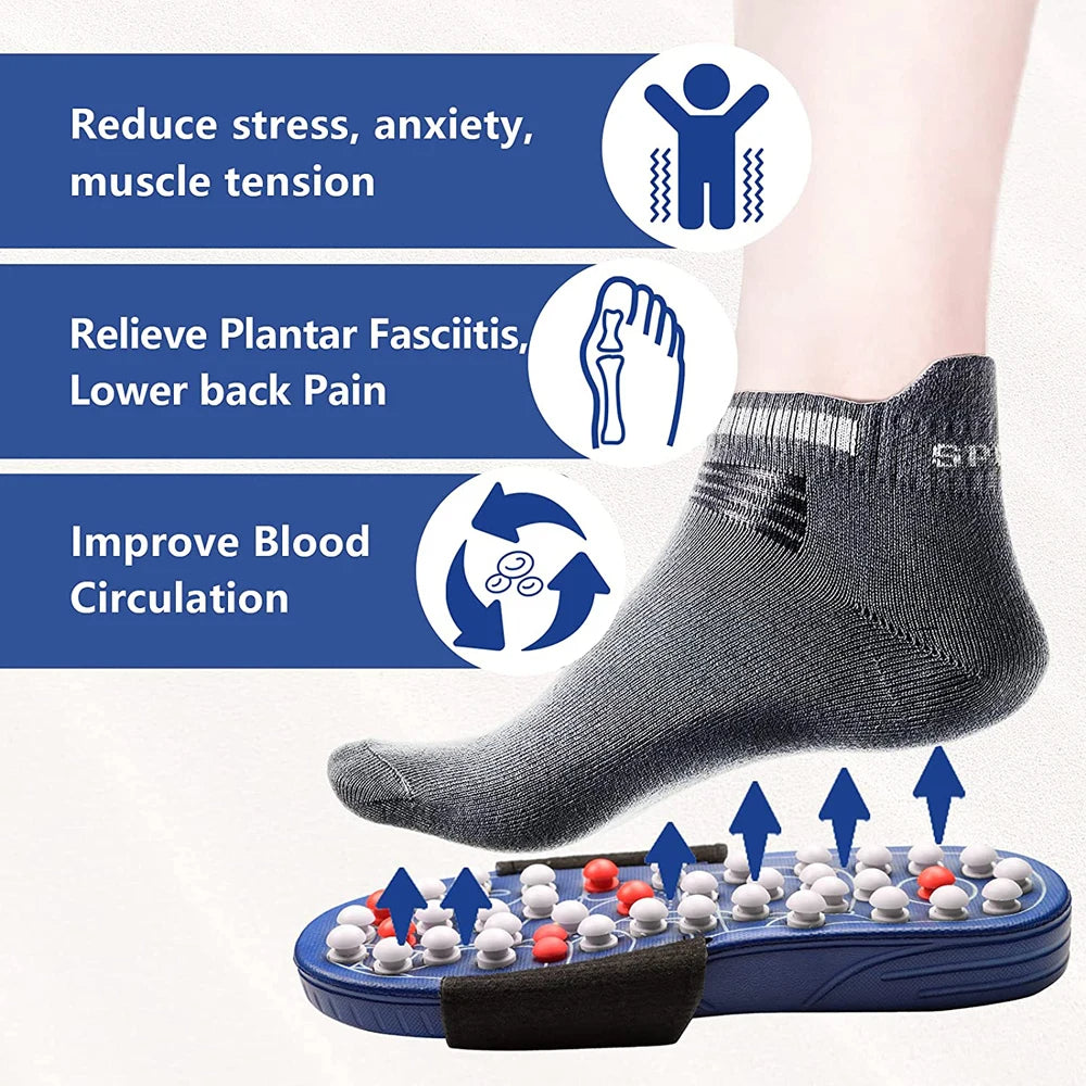 Acupressure Slippers for Pain Relief – Reflexology Massage Sandals for Men & Women Health