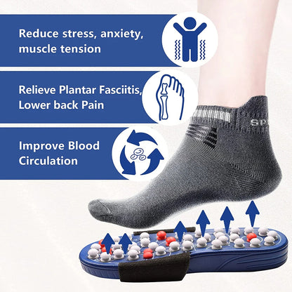 Acupressure Slippers for Pain Relief – Reflexology Massage Sandals for Men & Women Health