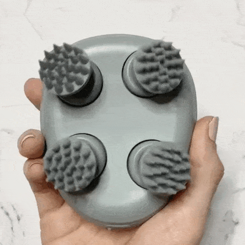 Electric Cat Massager for Relaxation, Handheld Pet Massage Tool for Cats & Dogs, Quiet & Rechargeable