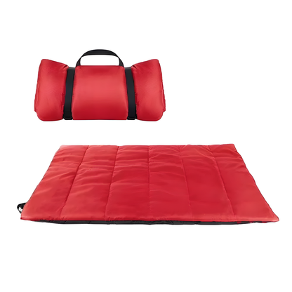Roll Up Dog Travel Bed, Padded 90x60cm Mat for Car Boot and Camping