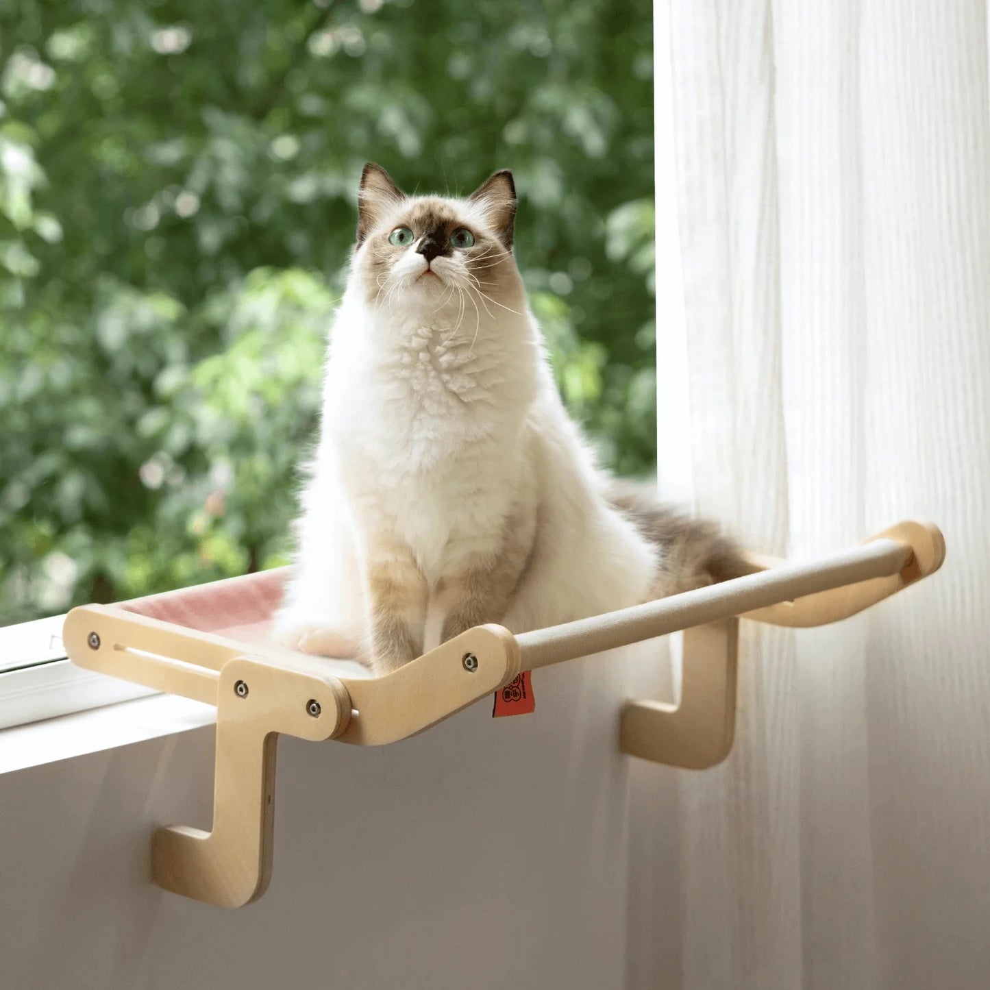 Sturdy Hanging Cat Bed - DIY Hanging Cat Bed - sturdy cat bed - cozy cat bed - cat hammock