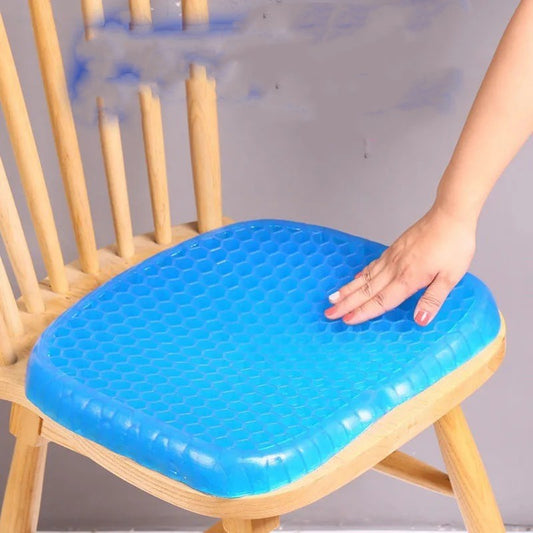 Breathable Honeycomb Gel Car Seat Cushion – Japanese Style Support Pad for Office, Home, Vehicle Use