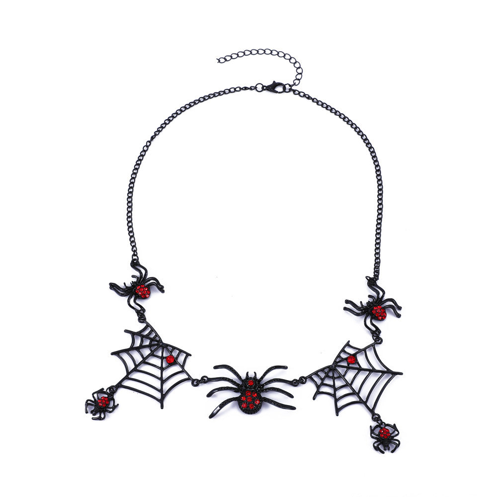 Halloween Spider Necklace - Halloween Jewelry - Unique Halloween Jewelry