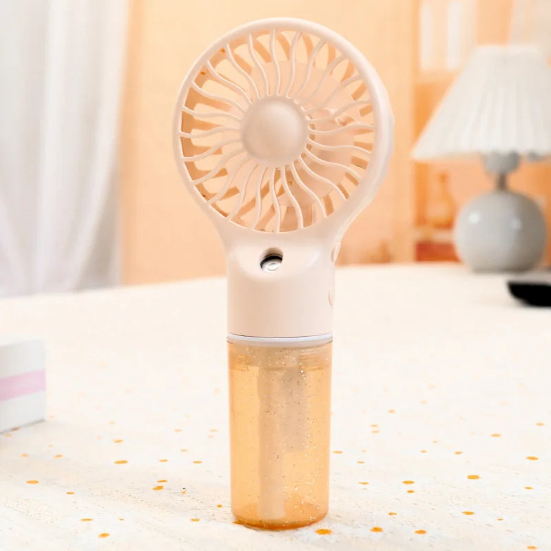 Best USB Rechargeable Portable Fan - Mist Cooler Cooling Spray Humidifier Fan for Home/Office