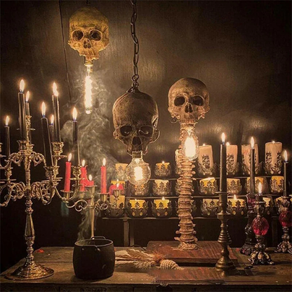 Skull Spine Table Lamp
