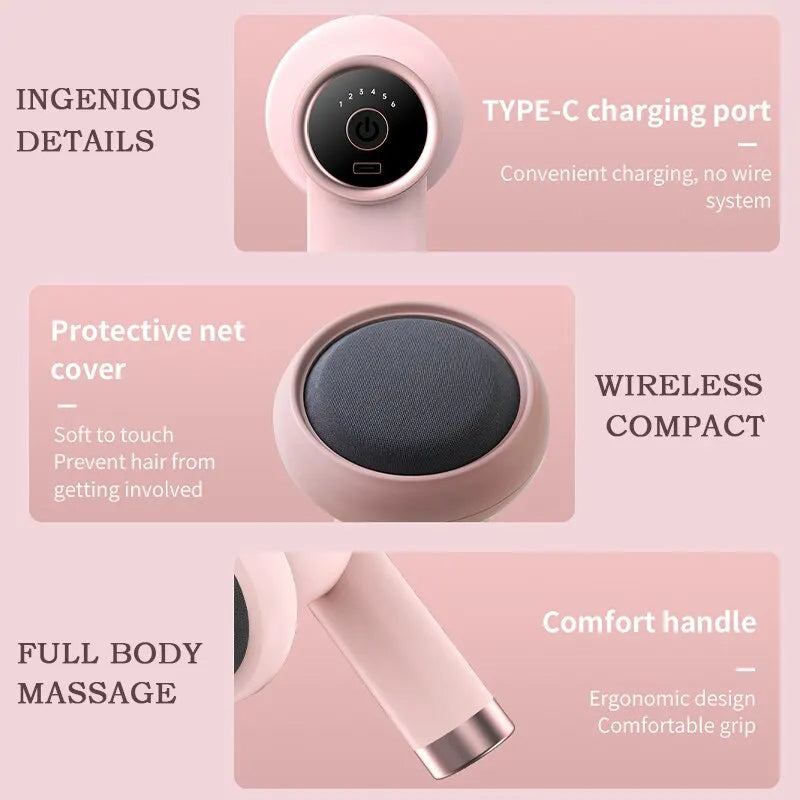 Deep Tissue Muscle Massage Gun for Pain Relief, Percussion Therapy, Relaxation & Recovery Tool