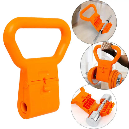 Kettlebell Grip Handle for Dumbbells – Convert Dumbbell to Kettlebell for Home Gym Strength Training