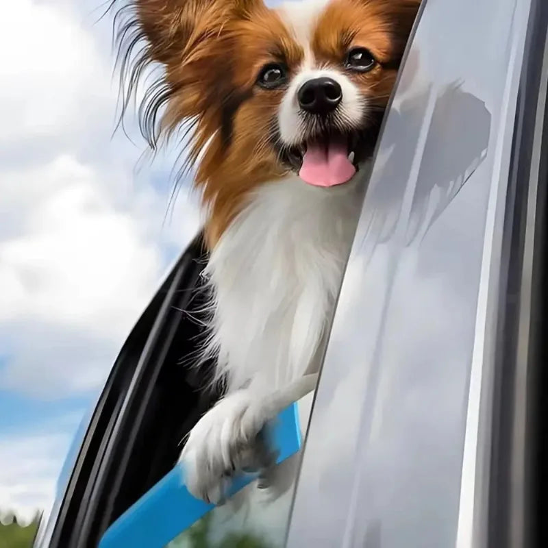 Dog Car Window Chin Rest Cushion, Padded Head Support for Safer Car Rides