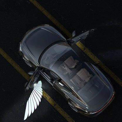 Car Angel Wings LED Lights – Stylish Decorative Brake Tail Light Strip for Car Modification