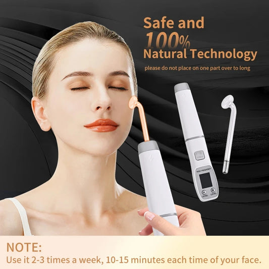 4 in 1 High Frequency Electrotherapy Wand Anti-wrinkle Anti-aging Acne Spot Removal