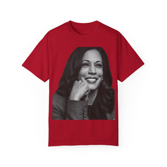 Kamala Harris Unisex Garment-Dyed T-shirt - Election 2024