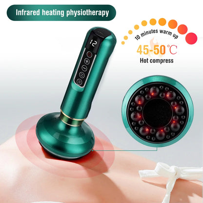 Smart cupping therapy device - Electric cupping therapy massager - Cupping massage for back pain