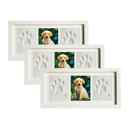 Baby Handprint and Footprint Keepsake Frame with Clean Touch Ink Pad