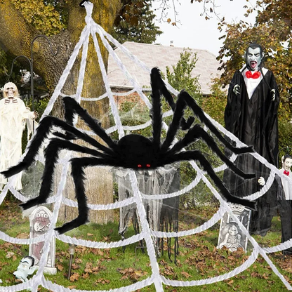 Giant Plush Spider Decoration