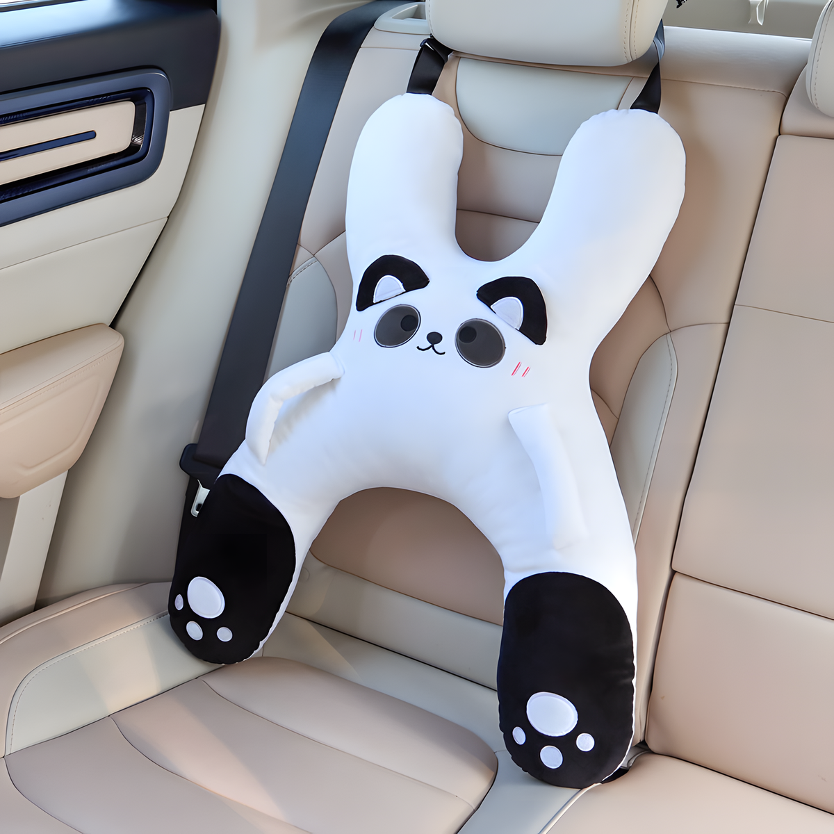 Children's Car Seat Neck Pillow, Soft H Shape Head Support for Long Journeys