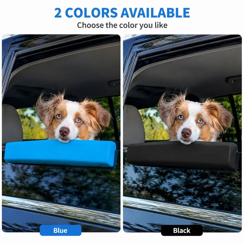 Dog Car Window Chin Rest Cushion, Padded Head Support for Safer Car Rides